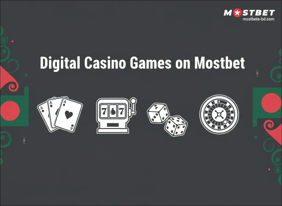 Digital Casino Games on Mostbet