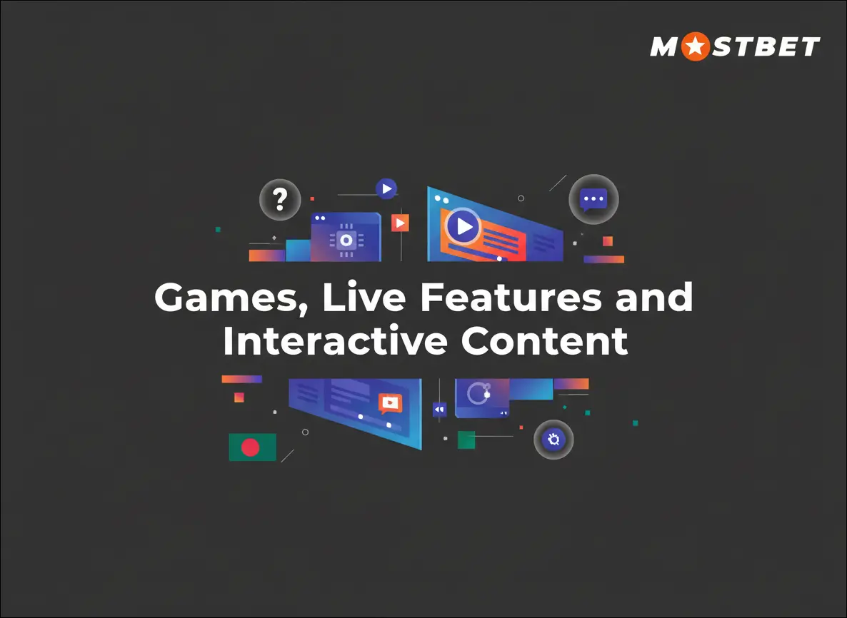 Games, Live Features and Interactive Content