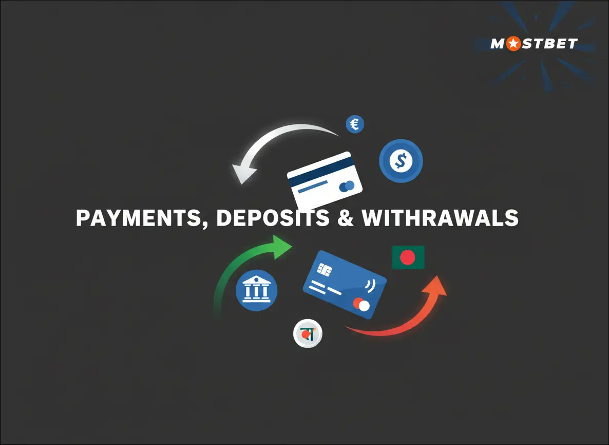 Payments, Deposits Mostbet Withdrawals