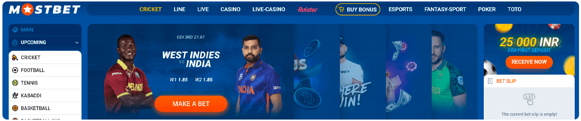 How to start With Mostbet Bookmaker and Online Casino in India