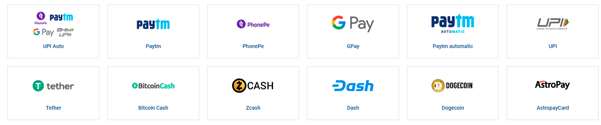 payment methods at mostbet