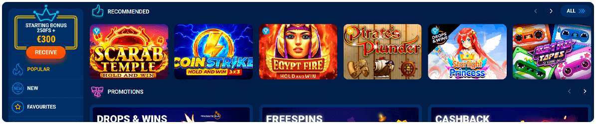 new slots mostbet